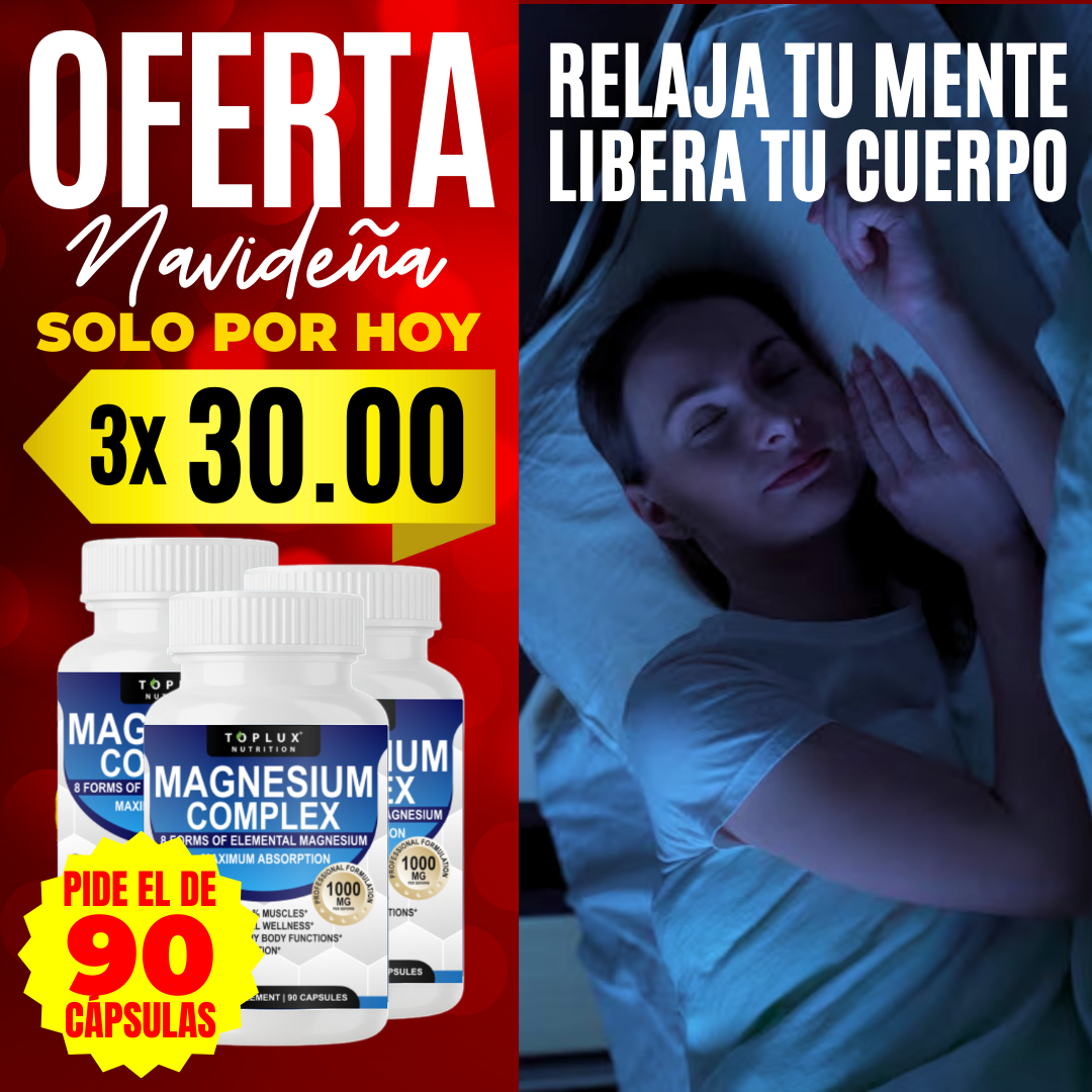 Magnesium Complex PROMOCIÓN 3 FRASCOS