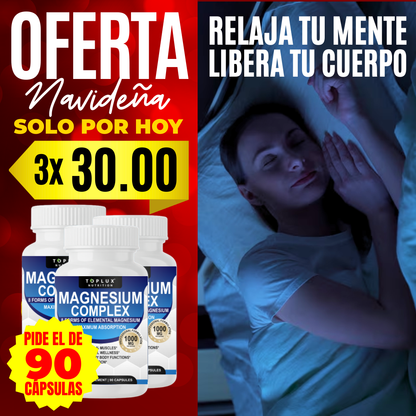 Magnesium Complex PROMOCIÓN 3 FRASCOS