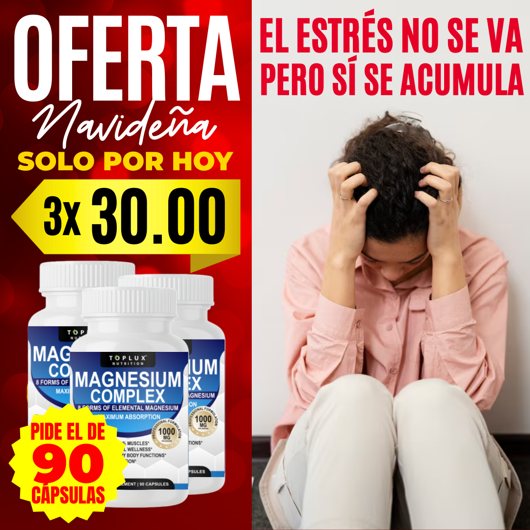 Magnesium Complex PROMOCIÓN 3 FRASCOS