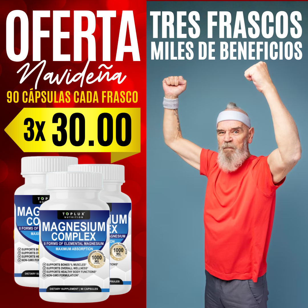 Magnesium Complex PROMOCIÓN 3 FRASCOS