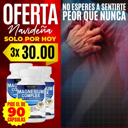 Magnesium Complex PROMOCIÓN 3 FRASCOS
